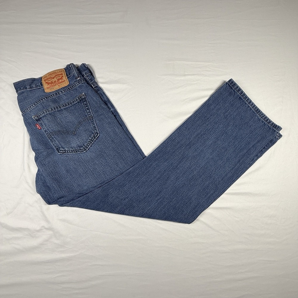 Levi's 569 Loose Straight Leg Jeans Men's Size 34x32 Medium Wash Denim 2013